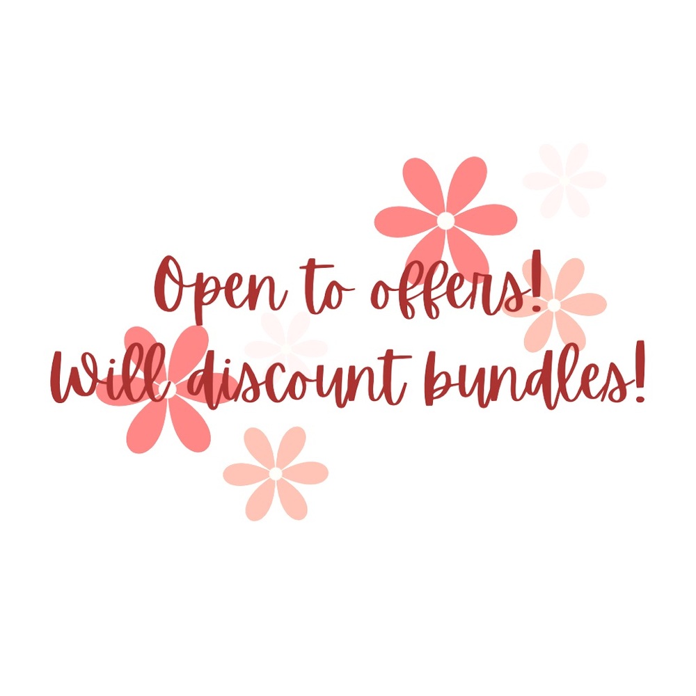 Open to offers and will discount bundles!